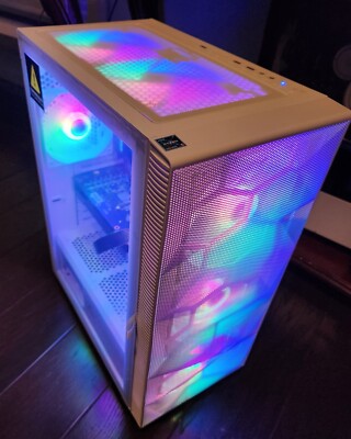 T2M Custom Ryzen Gaming PC Ryzen 5 6-Core 16GB 500GB NVMe WiFi BT RX 6600 W11H