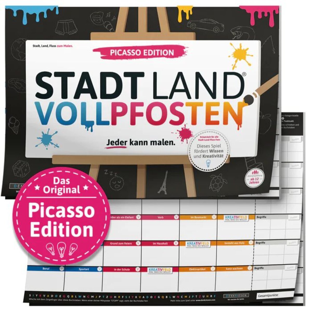 Thumbnail - Denkriesen Stadt, Land, Vollpfosten - Picasso Edition "jeder Kann