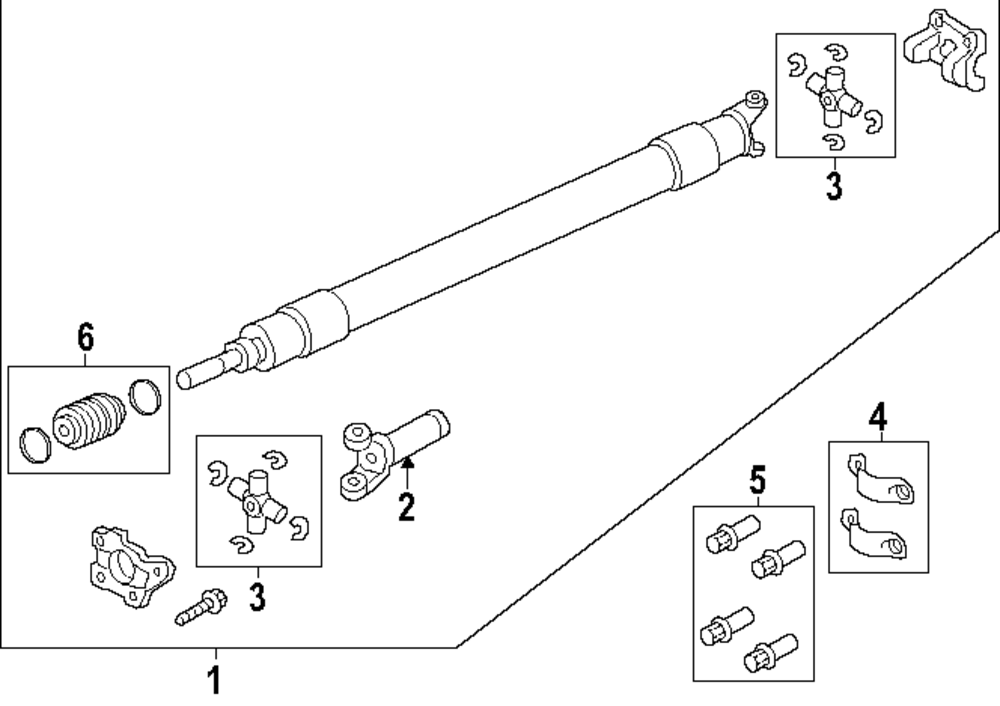 Genuine OEM Ford Super Duty Drive Shaft Flange Bolt F1HZ4N272A eBay