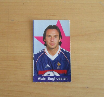 2000 ALAIN BOGHOSSIAN NAPLES PARMA THE LEGEND OF FOOTBALL CARD COLLECTION NEW
