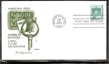 US SC # 1606 Schoolhouse FDC. Artmaster Cachet