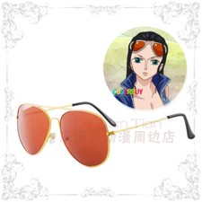 Anime One Piece Cosplay Nico&middot;Robin Glasses Costume Halloween Woman Sunglasses