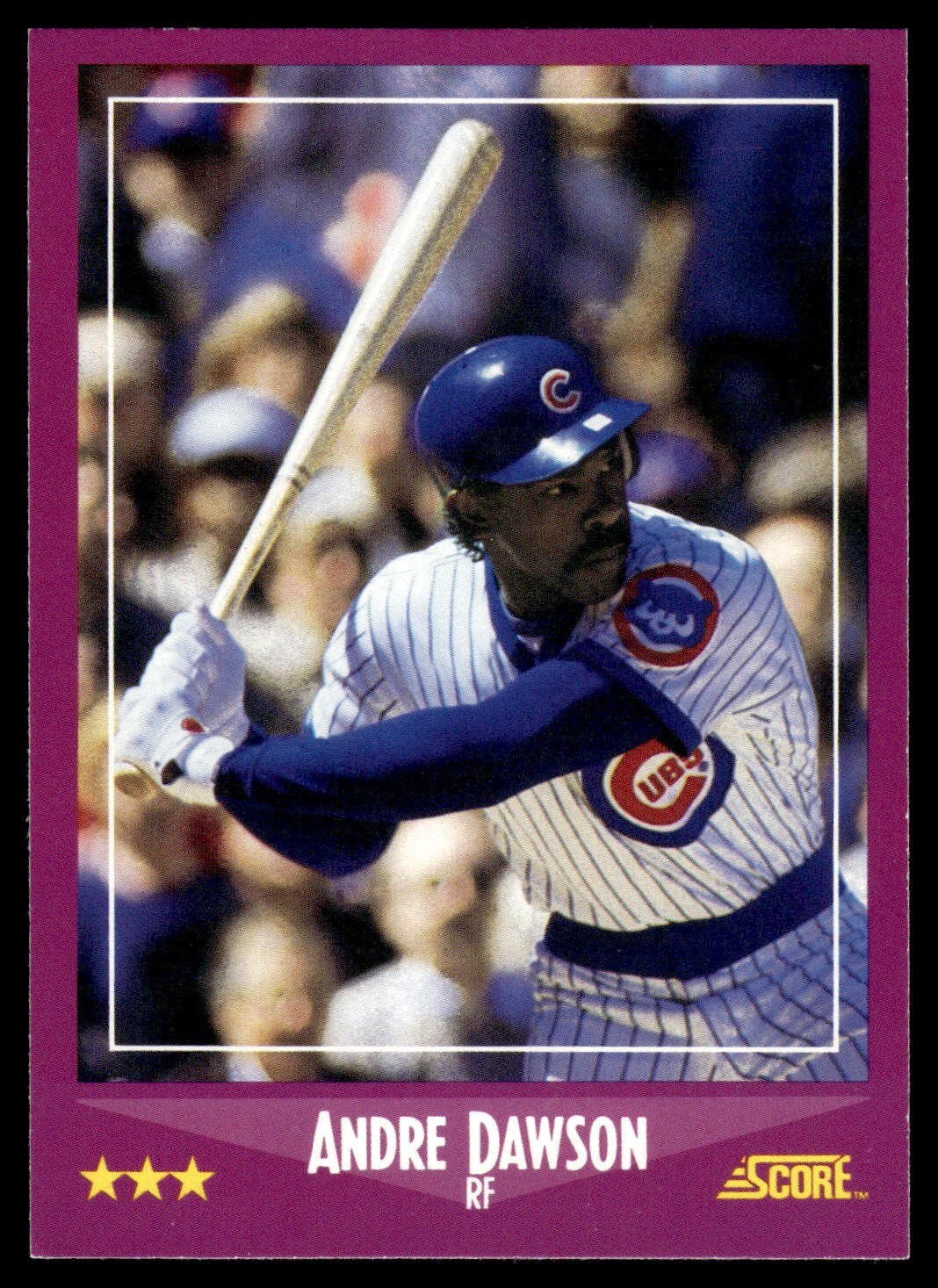 1988 Score - Andre Dawson #4 Cubs