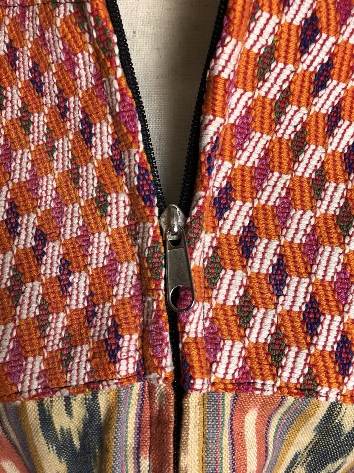 1950s Mayan Textile Patchwork Chi Chi Jacket Tres… - image 4