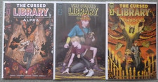 THE CURSED LIBRARY #1,#2,#3 "B" SET..RAHAL/CERMAK..ARCHIE 2024 1ST PRINT..NM
