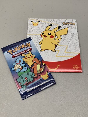 Pokémon 25th Anniversary McDonald's Booster Packs Lot Of 7