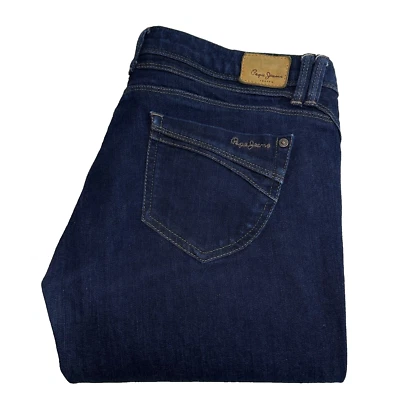 Pepe Jeans Saphira Para Mujer W31 L27 Azul Regular Recto Elastizado Denim Y2K Usado en Excelente Condición - Imagen 1 de 4