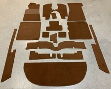 Autoteppich Ausstattung Fußmatten für Mercedes C107 SLC 1971-89 Cognac Velours