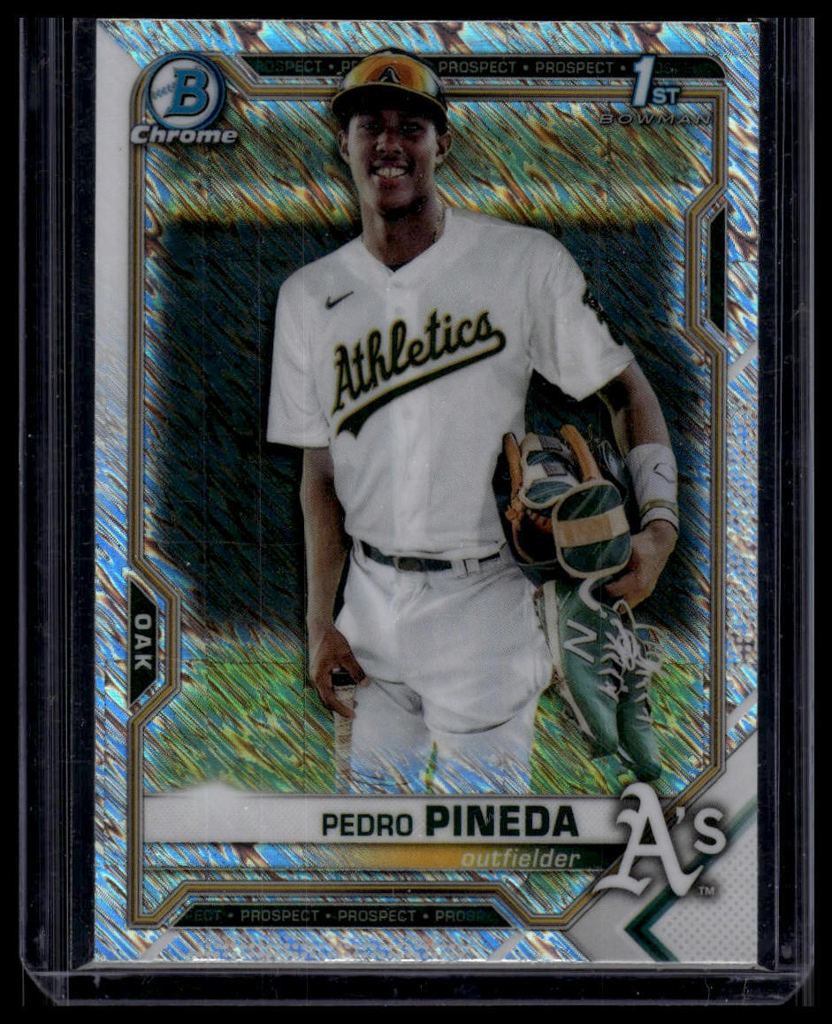 2021 Bowman Chrome #BCP-216 Pedro Pineda Prospects Shimmer Refractor