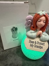 BLESS AND PROTECT MY GRANDPA COLOR CHANGING ORNAMENT GREAT FATHER'S DAY GIFT 