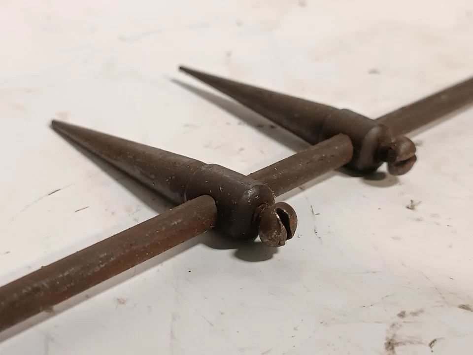 Vintage 17" Adjustable Steel Trammel Points Marking Gauge, As Pictured - Image 2 of 4