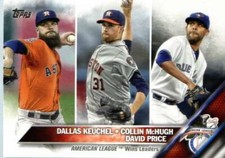 2016 Topps Mini #187 Dallas Keuchel/Collin McHugh/David Price