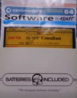 COMMODORE 64/128 -- THE NEW CONSULTANT (BATTERIES INCLUDED - DISK)