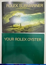 Authentic Vintage Rolex Submariner Booklet Manual SET 16610 16600 14060M Yr 2002
