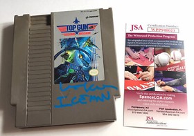 VAL KILMER Signed TOP GUN MAVERICK NES Game Cartridge Autograph JSA COA Cert