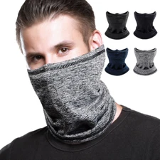 Winter Neck Warmer Scarfs Thermal Fleece Half Face Masks Neck Cover Cold Weather
