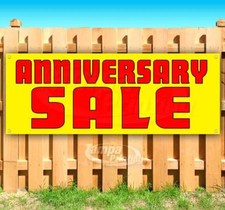 ANNIVERSARY SALE Advertising Vinyl Banner Flag Sign Many Sizes