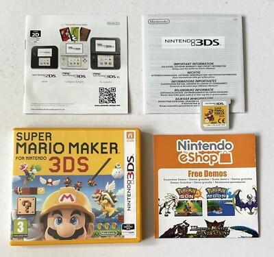 Super Mario Maker Nintendo 3DS Boxed PAL