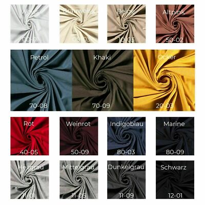 French Terry-Nachhaltige Stoffe-Nooteboom-15 verschiedene Farben
