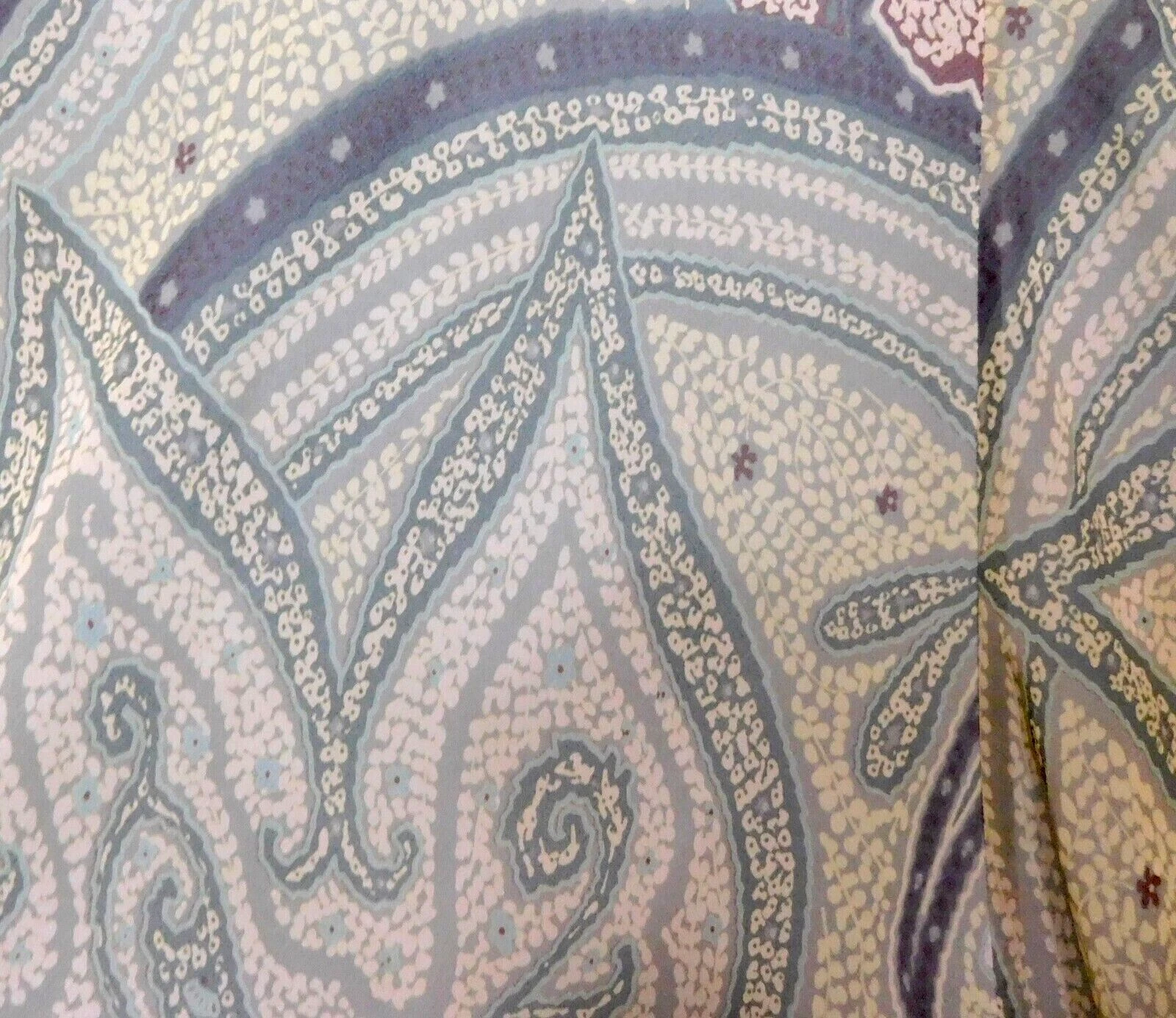 UNDERCOVER Camicia da notte Victorias Secret Chemise L pizzo chiffon abito slip paisley ruggine oliva