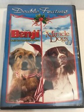 Benji & Miracle Dogs Double Feature DVD Ships Same Day with Tracking