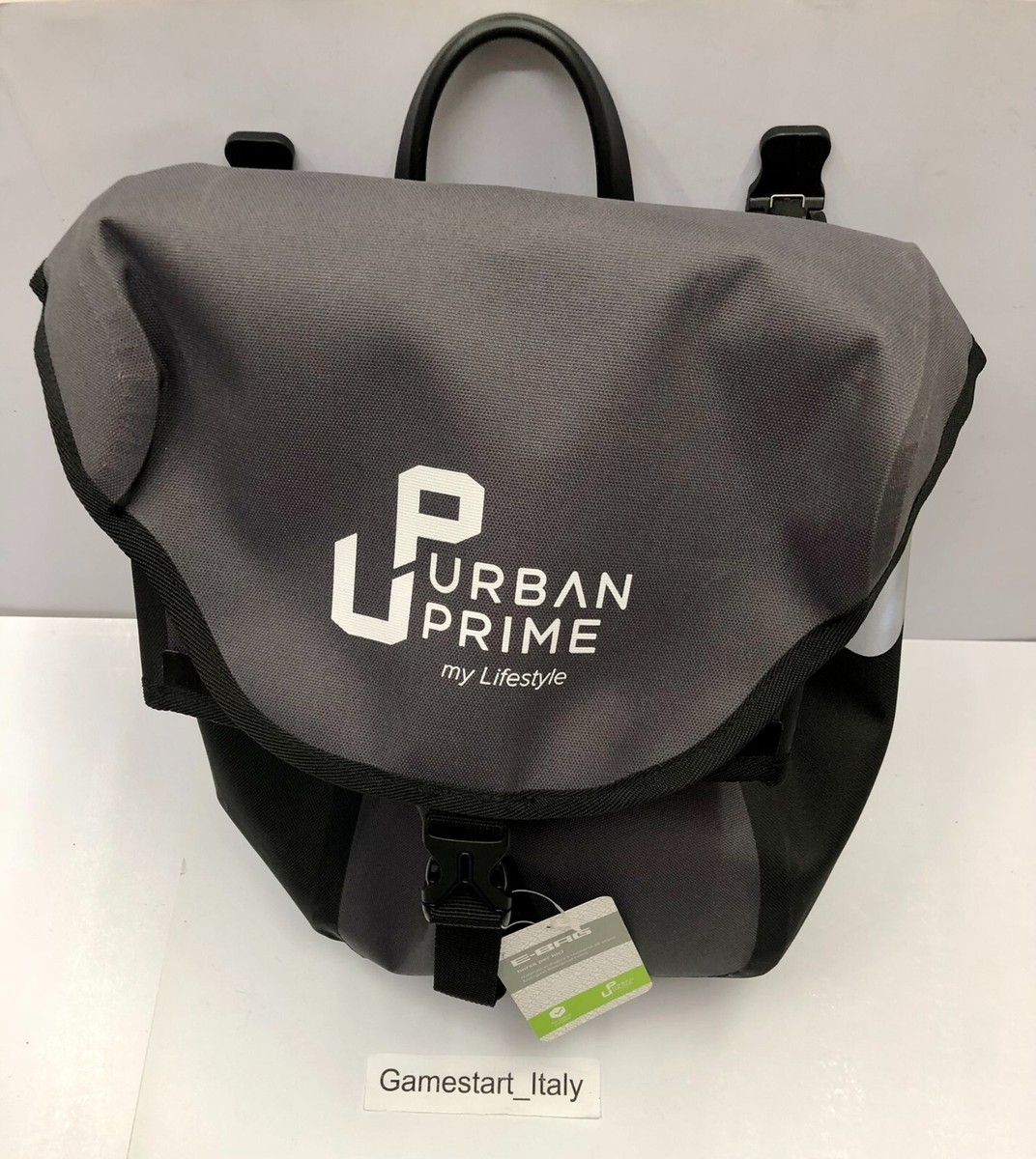 URBAN PRIME E-BAG BORSA LATERALE PER BICI BIKE PANNIER PORTAOGGETTI  NUOVO