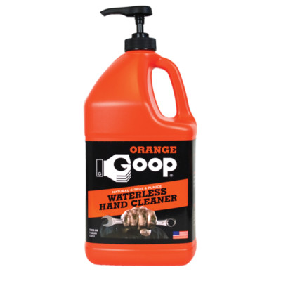 Orange GOOP Waterless Hand Cleaner w/Pumice - 1 Gallon - Case of 4