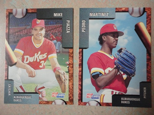 1992 ALBUQUERQUE DUKES TEAM SET PC MIKE PIAZZA PEDRO MARTINEZ HOF NEW 