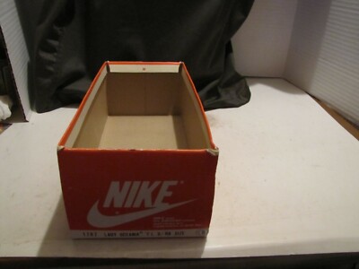 VINTAGE 80'S NIKE SHOES 1787 LADY OCEANIA TL B/RB SZ 8 EMPTY BOX NO LID USED