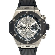 Hublot Big Bang Unico 421.NM.1170.RX 44mm Titanium Silver Dial Automatic #KN067