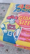 80s RARE Vintage Swell Bubble gum JOE BLO unopened pouch pack GRAIL NM