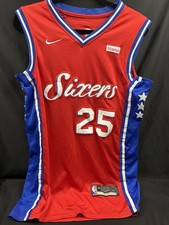 Ben Simmons 76ers Nike Swingman Jersey Mens 48 Red NBA
