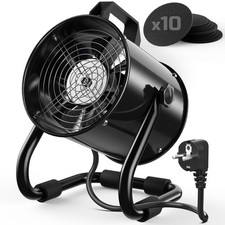 Mtutu Cappa Cucina Portatile 40W 600m³/h Ventilatore Scarico Estrattore In Lega
