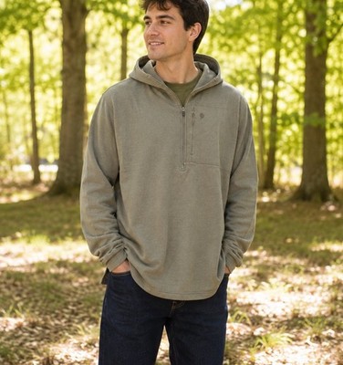 Duck Camp Barn Burner Woolmark Blend Hoodie Sz 3X Pit To Pit Flat 27x30 Olive