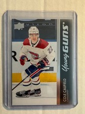 2021-22 Upper Deck Series 1 Young Guns Cole Caufield Montreal Canadiens #201