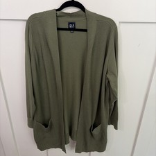 Gap Open Front cardigan-Size XXL-Army Green-Pockets