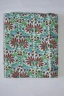 5 Yard Hand Block Print Floral Fabric 100%Cotton NO TARRIF CHARGES 100%✅ZK_214