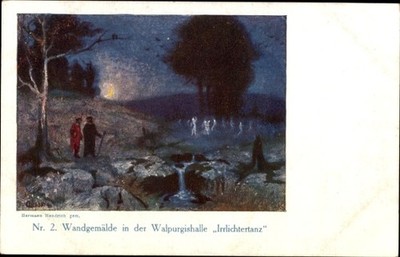 Artist postcard Heidrich, Hermann, Thale in the Harz, cheek painting... - 5096073