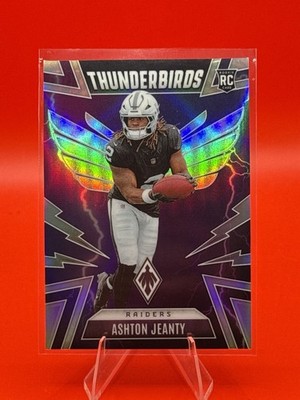 2025 Panini Phoenix Thunderbirds Ashton Jeanty #27 (RC) Silver Las Vegas Raiders
