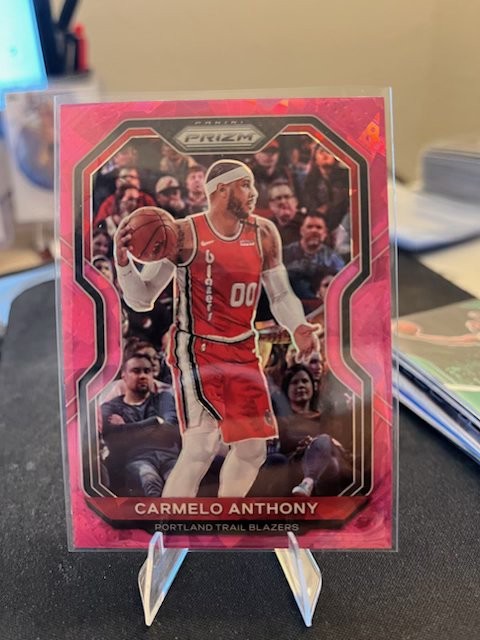 2020-21 Panini Prizm - Carmelo Anthony #154 Pink Ice Prizm