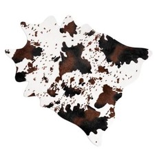 Faux Cowhide Rug, Faux Fur Area Rugs with Cow Print, Western Farmhouse Home
