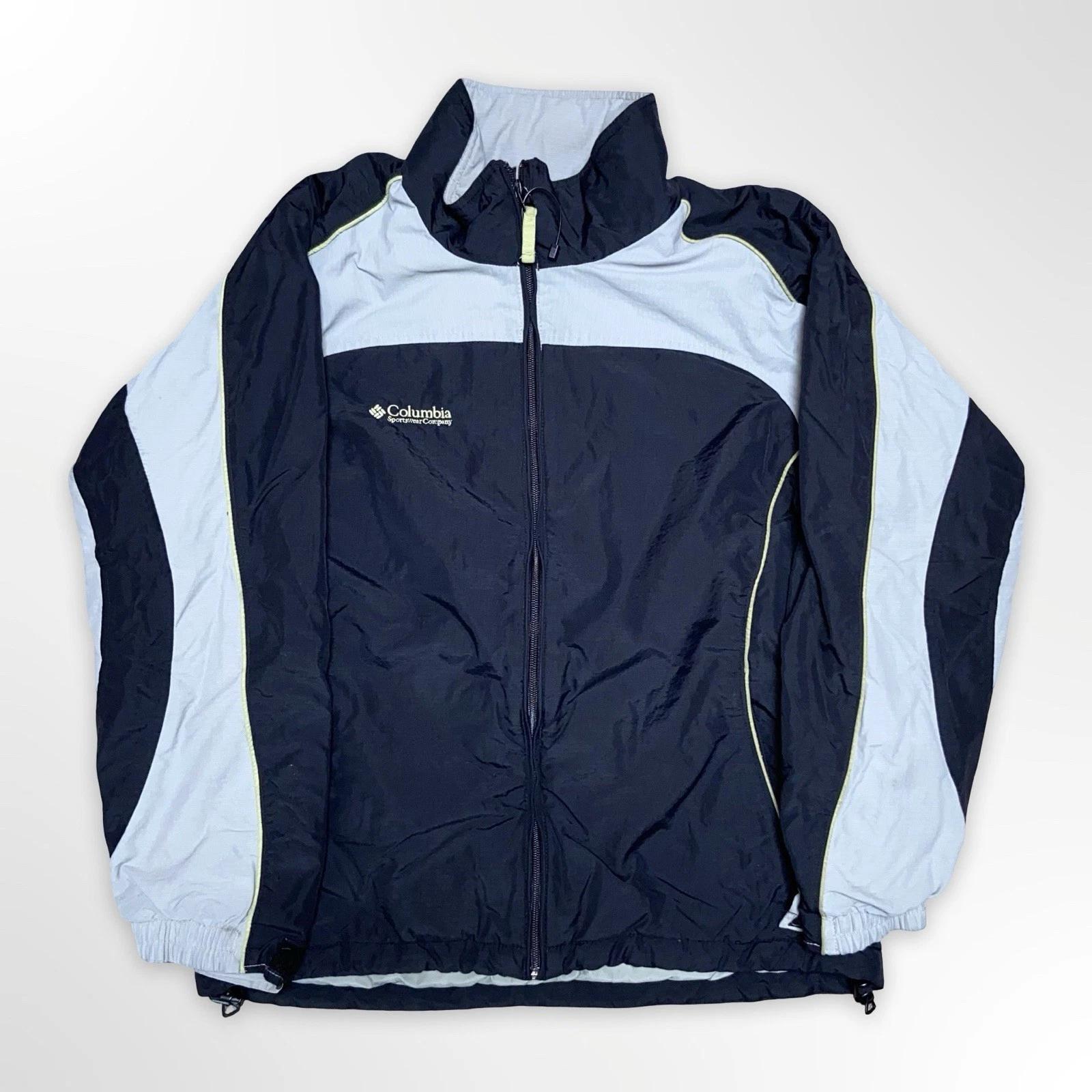 Vintage Columbia Womens Medium Blue Full Zip Insulated Ski Snow Jacket M