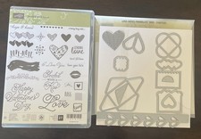 Stampin Up Sealed With Love Stamp Set  Love Notes Framelits Dies