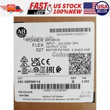 Allen Bradley 25C-D6P0N114 Brand DHL Express shipping US Free Tax