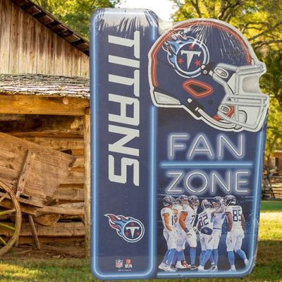 Tennessee Titans Open Roads Metal Sign Size 19.5 x 12.5 x .08