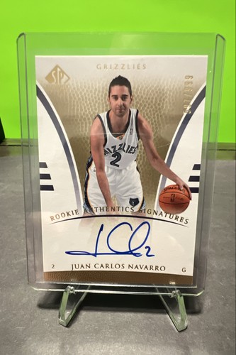 Juan Carlos Navarro [Autograph] #110 2007 SP Authentic card