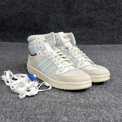 #ad Adidas Top Ten RB Shoes Mens Size 11 White Blue High Top Sneakers Retro GV6626 $114.74