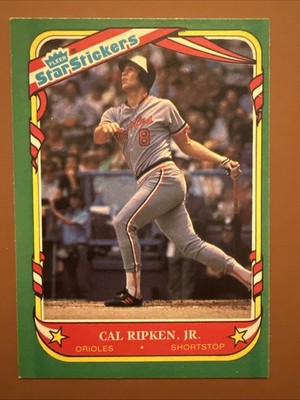 Cal Ripken - 1987 Fleer Star Stickers #101