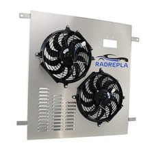 CU2711 Aluminum Radiator Shroud with Electric Fan for 2003-2009 Ram 2500 3500