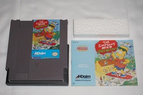 Simpsons Bart vs Space Mutants (Nintendo NES) Complete in Box CIB